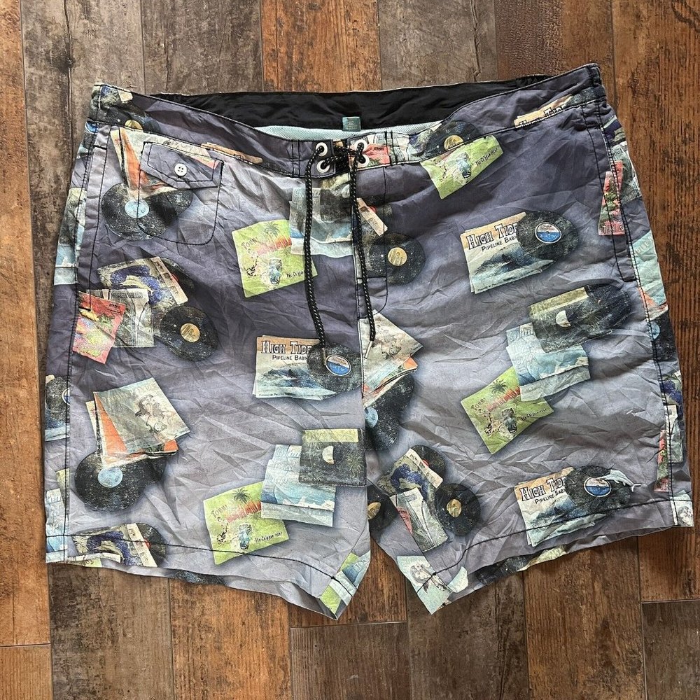 Men’s Tommy Bahama Swim Trunks  Grey Size XXL